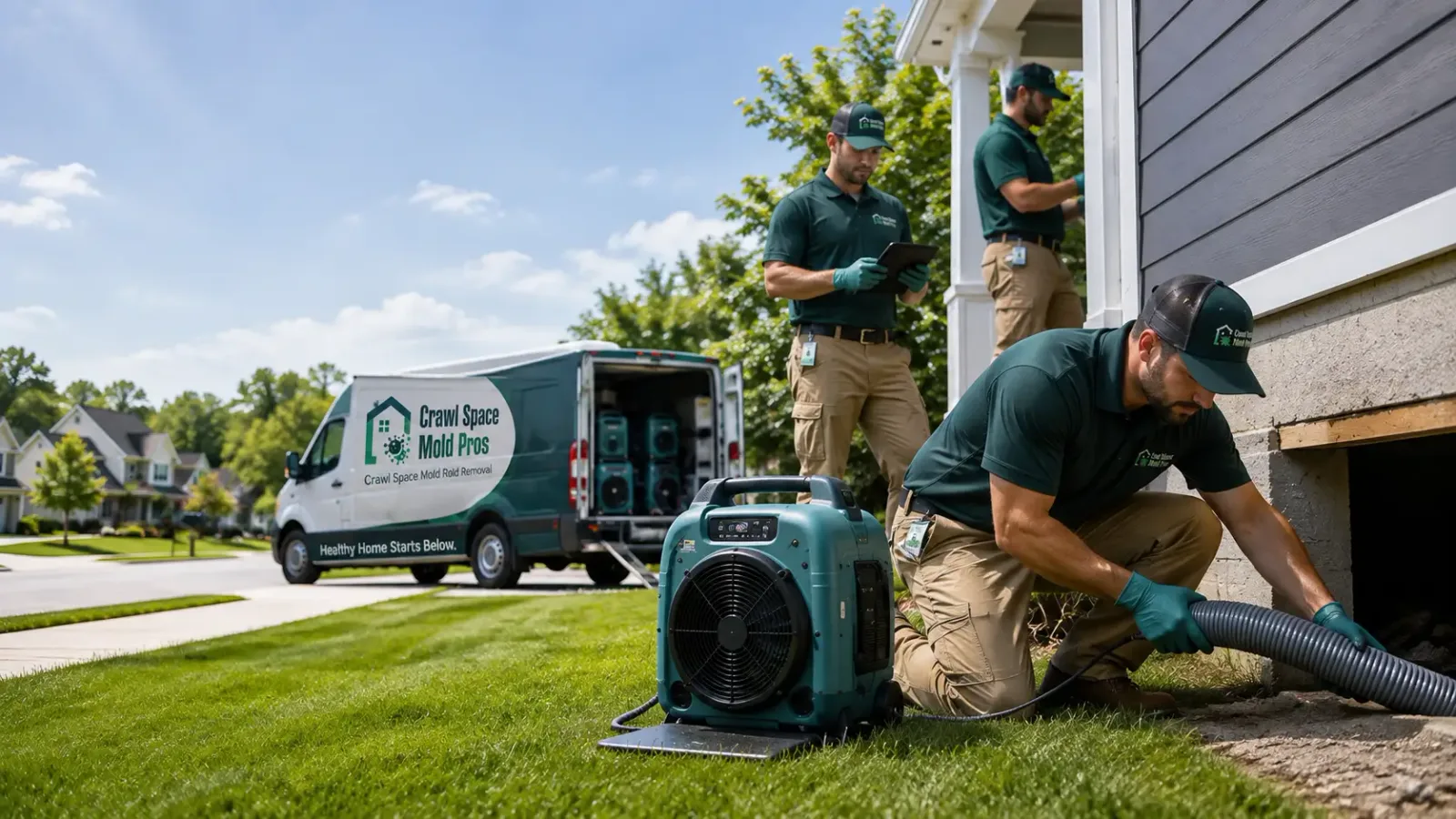 Crawl Space Mold Removal in Kathryn, ND